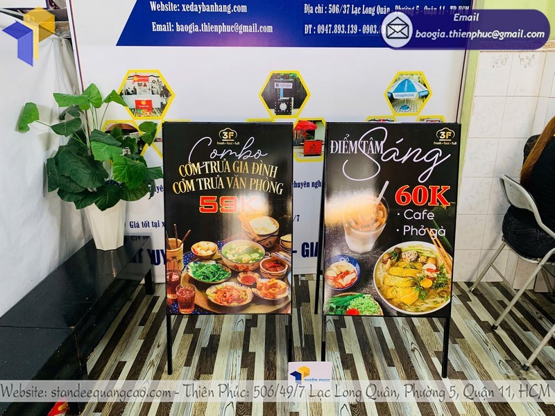 Standee A di động ngoài trời