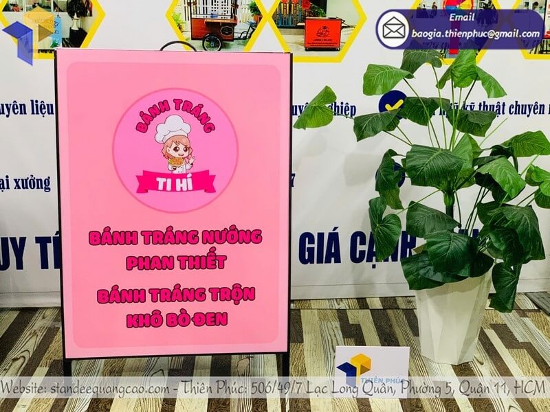 Standee chữ A 2 mặt bán chạy