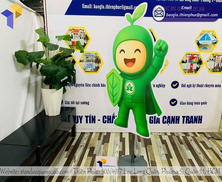 Standee mô hình quảng cáo 1 mặt đẹp, nổi bật trong sự kiện