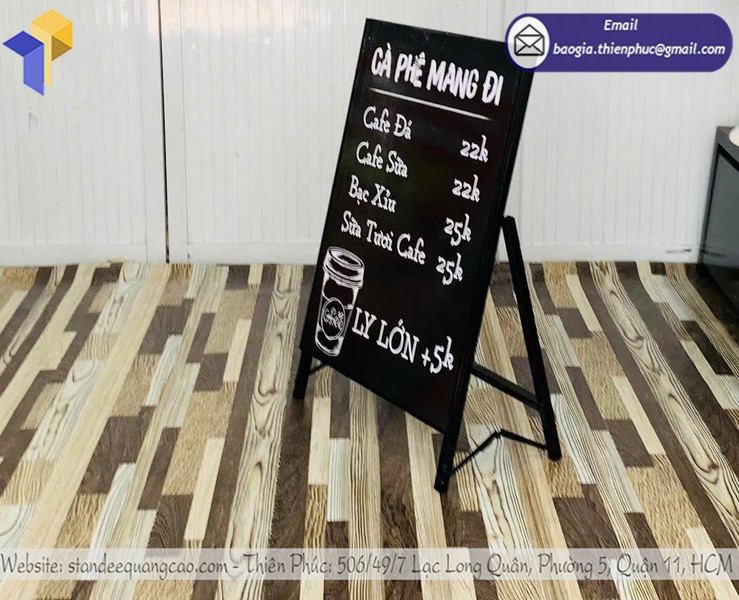 standee chân xếp gấp gọn TPHCM