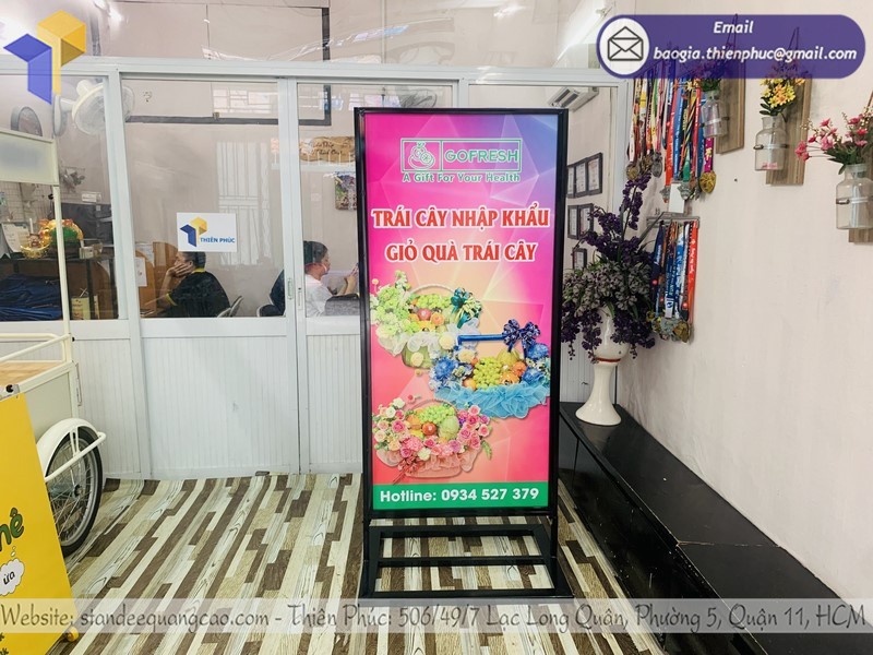 standee quảng cáo giá rẻ bền bỉ