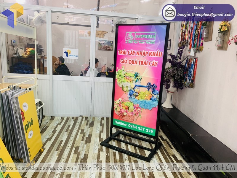 standee quảng cáo giá rẻ đẹp