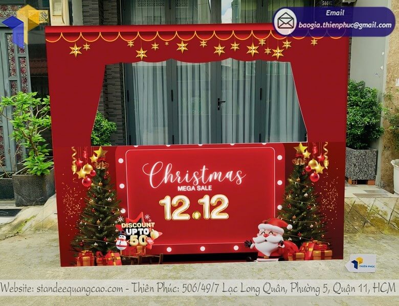 Thiết kế khung check in lễ giáng sinh formex đẹp doanh nghiệp sự kiện tiệc công ty