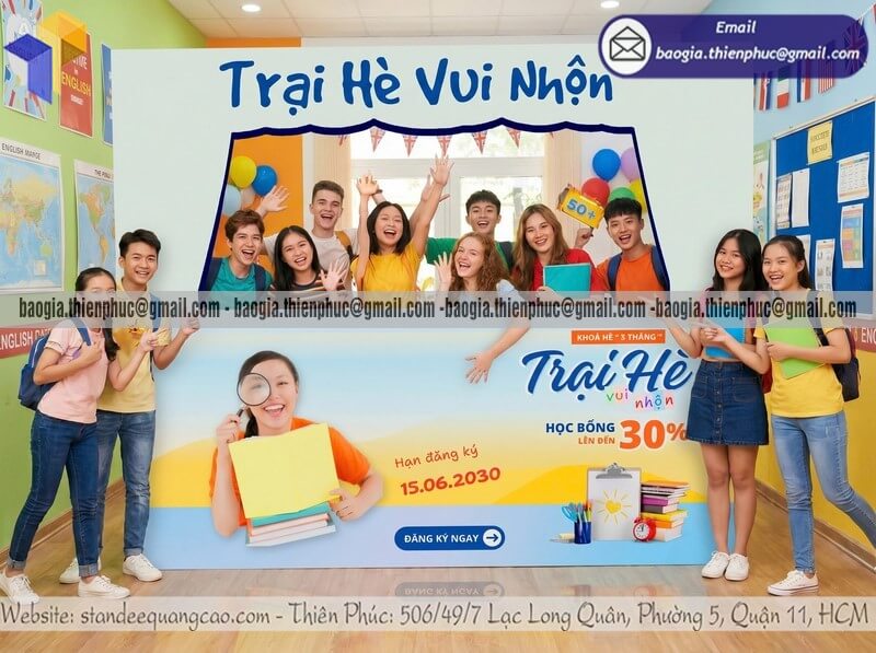 Thiết kế khung chụp hình cỡ lớn lắp ráp cho event