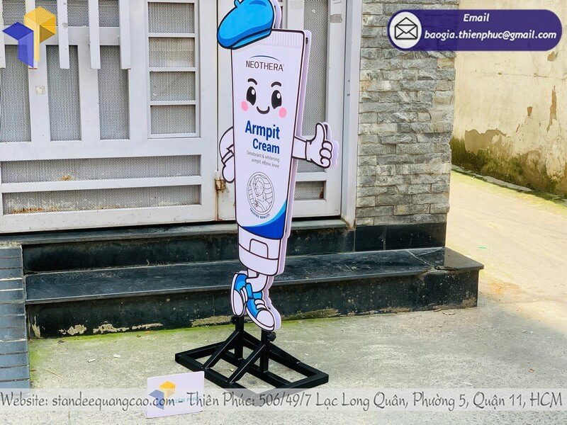 Thiết kế standee mô hình sản phẩm in 3D đẹp xưởng Thiên Phúc