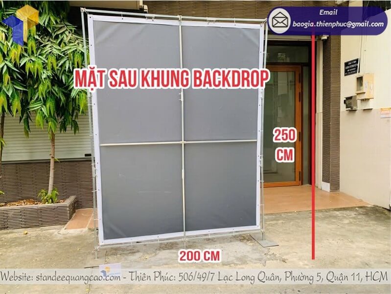 Xưởng gia công khung backdrop cho sự kiện party rẻ nhận đơn số lượng lớn cho dự án
