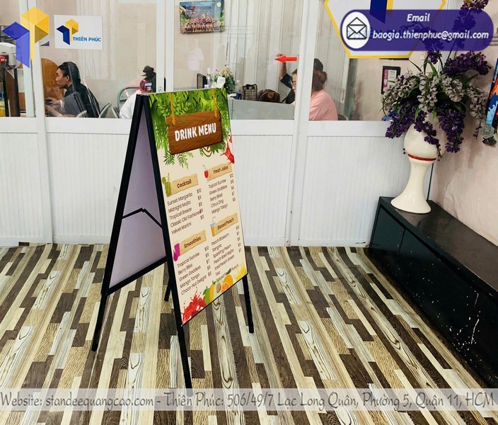 xưởng in standee 2 mặt giá rẻ tại HCM 2025 tháng 7