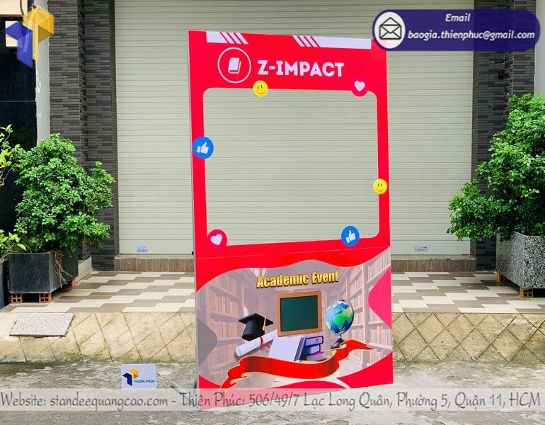 Xưởng in khung check in khai trương sự kiện bằng formex phục vụ khai trương cửa hàng