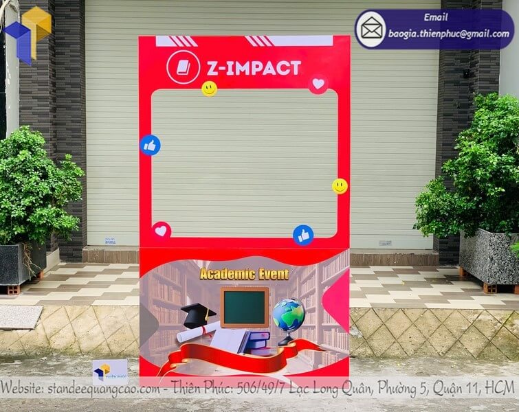 Xưởng in khung check in khai trương sự kiện bằng formex