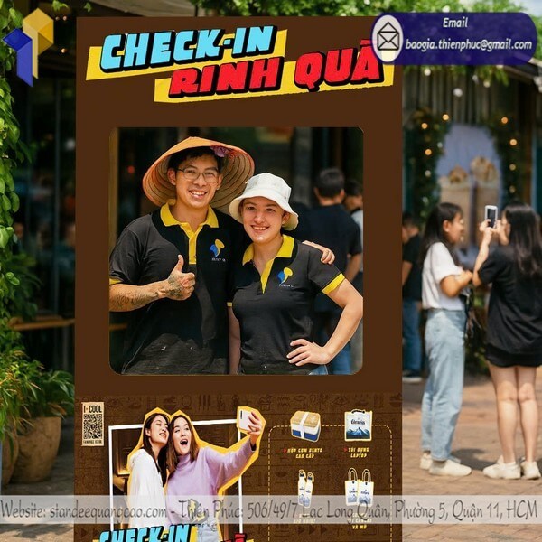 Xưởng làm khung check in sự kiện khai trương bằng formex