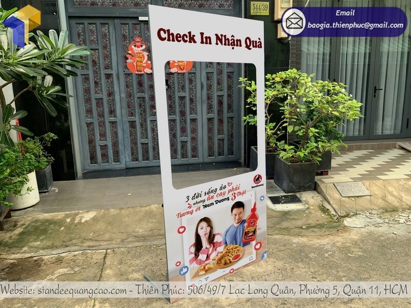 Xưởng làm khung check in sự kiện nhanh giá rẻ xuất VAT minh bạch