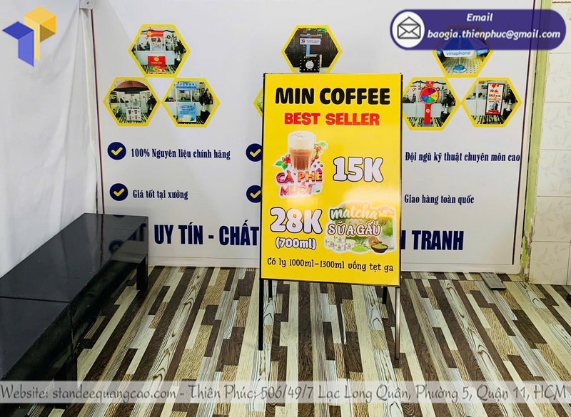 xưởng làm standee chữ A quận 9