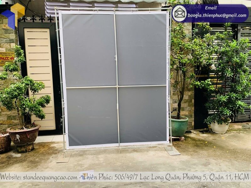 Xưởng nhận làm khung backdrop khai trương ngoài trời cho bán lẻ và doanh nghiệp