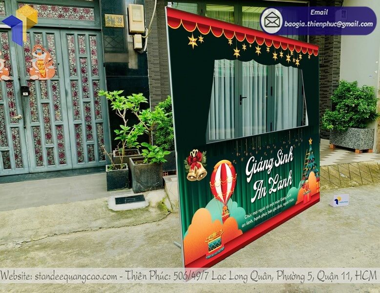 Xưởng sản xuất khung chụp ảnh dịp Giáng Sinh formex rẻ kích thước lớn cho noel