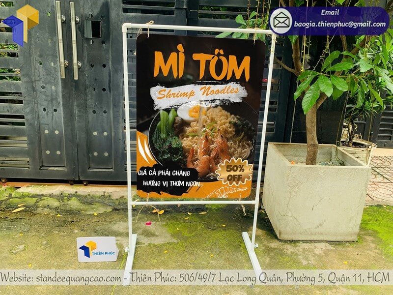 Xưởng sản xuất khung treo banner 2 mặt giá rẻ