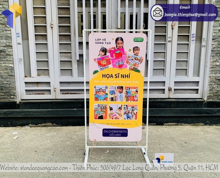 Xưởng sản xuất khung treo poster 2 mặt